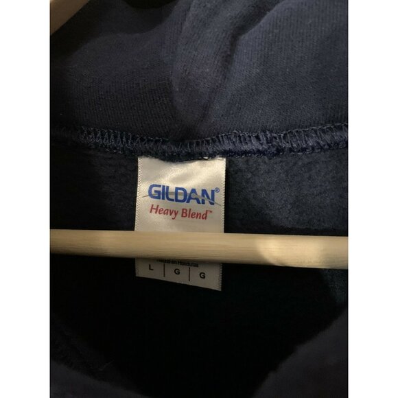 Gildan Seattle Seahawks Logo Heavy Blend Pullover Hoodie SIZE L Blue Mens - Picture 2 of 5